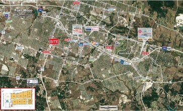 W STAN SCHLUETER Loop, Killeen, TX - Aerial  map view