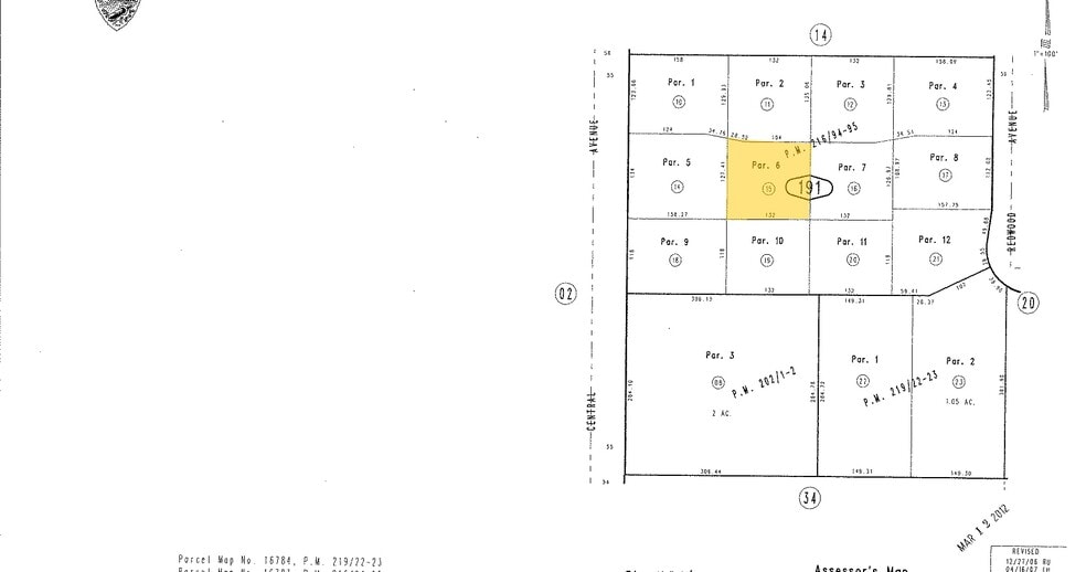 13947 Central Ave, Chino, CA for sale - Plat Map - Image 3 of 3