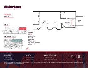 3001 Brighton Blvd, Denver, CO à louer Plan d’étage- Image 2 de 2