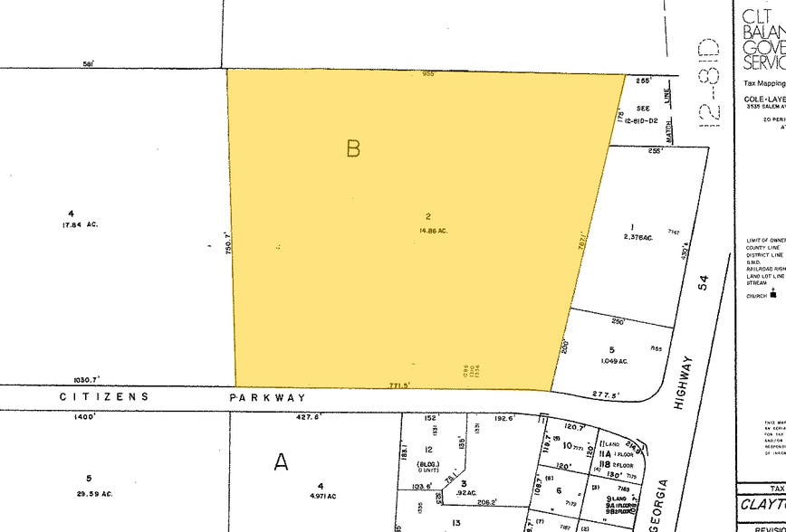 1336 Citizens Pky, Morrow, GA à louer - Plan cadastral - Image 2 de 7
