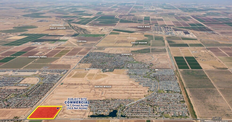 SW Honeycutt Rd & Hartman Rd, Maricopa, AZ à vendre - Aérien - Image 2 de 5