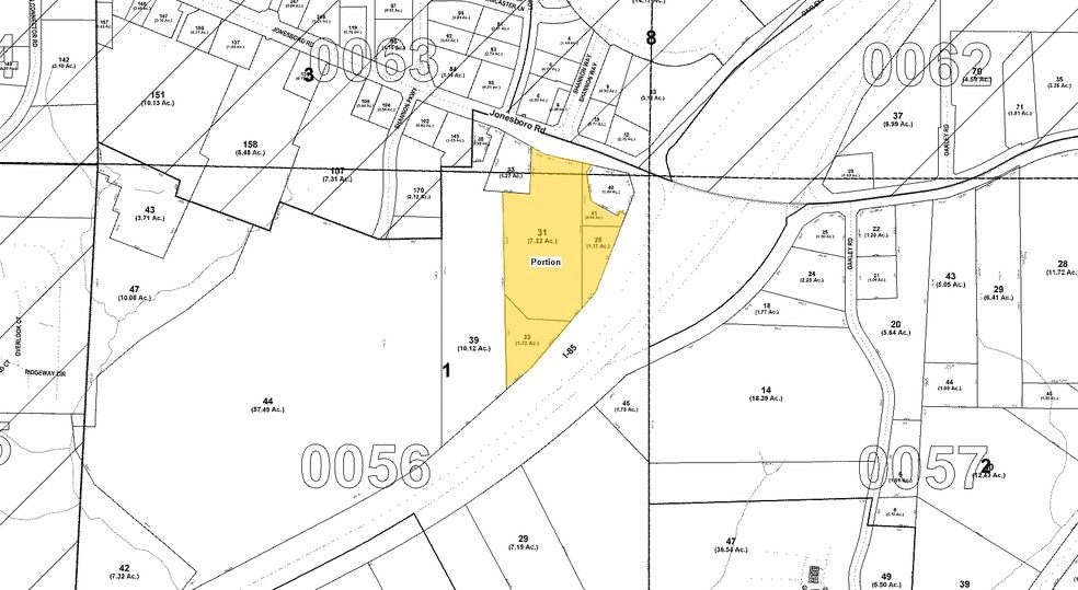 4550 Jonesboro Rd, Union City, GA for lease - Plat Map - Image 2 of 24