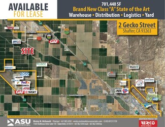 More details for 2 Gecko Street, Shafter, CA - Industrial for Lease