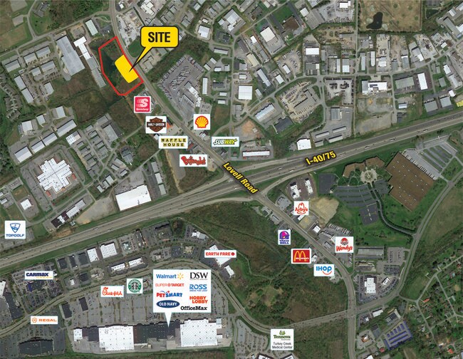 Plus de détails pour 0 lovell road, Knoxville, TN - Terrain à louer