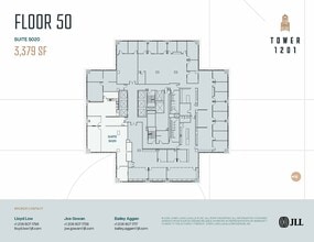 1201 3rd Ave, Seattle, WA à louer Plan d’étage- Image 1 de 1