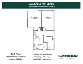 4645-4647 N 32nd St, Phoenix, AZ for lease Floor Plan- Image 1 of 1