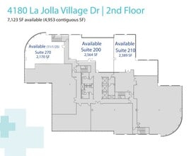 4180 La Jolla Village Dr, La Jolla, CA for lease Floor Plan- Image 1 of 3