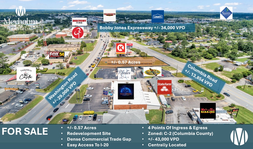 3936 Columbia rd, Martinez, GA for sale - Building Photo - Image 2 of 22