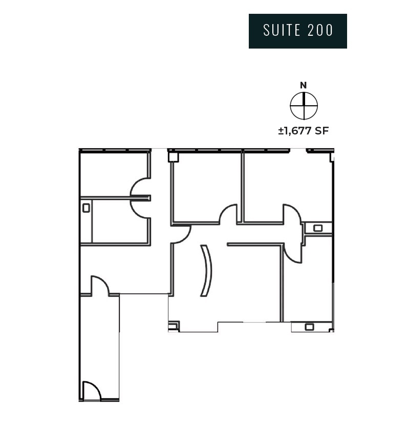 50 N La Cienega Blvd, Beverly Hills, CA à louer Plan d’étage- Image 1 de 10