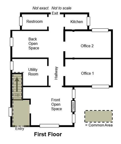 624 University Ave, Palo Alto, CA for lease - Floor Plan - Image 2 of 13