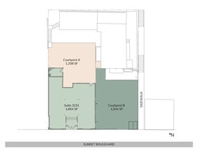 3231-3237 W Sunset Blvd, Los Angeles, CA for lease Floor Plan- Image 2 of 2