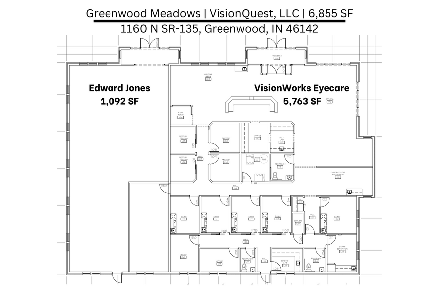 1160 N State Road 135, Greenwood, IN à vendre - Plan d’étage - Image 2 de 5