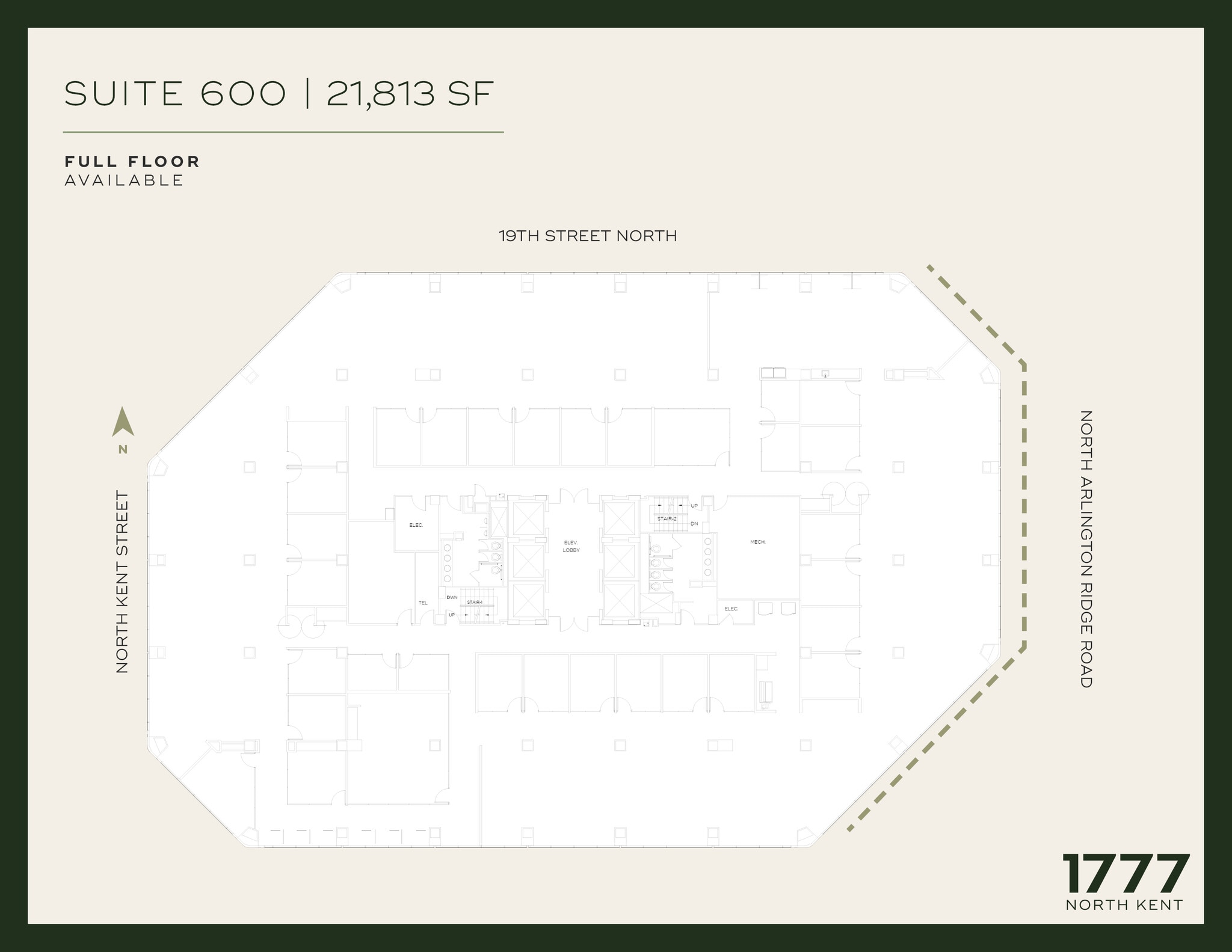 1777 N Kent St, Arlington, VA for lease Floor Plan- Image 1 of 1
