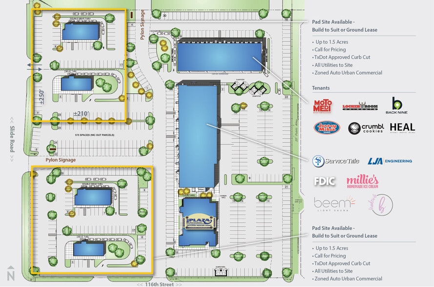 11401 Slide Rd, Lubbock, TX for lease - Site Plan - Image 3 of 4