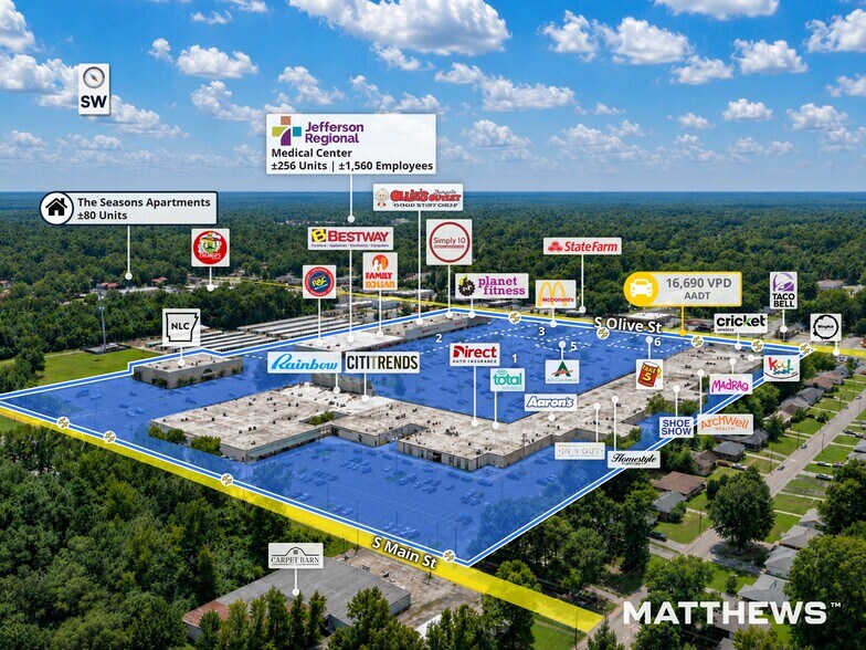 2801 S Olive St, Pine Bluff, AR à vendre - Photo du bâtiment - Image 1 de 5