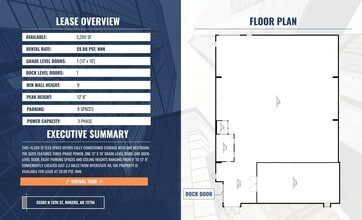 555-559 N 13th St, Rogers, AR for lease Floor Plan- Image 2 of 9