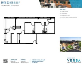 2001 N Gary Ave, Wheaton, IL à louer Plan d’étage- Image 1 de 2