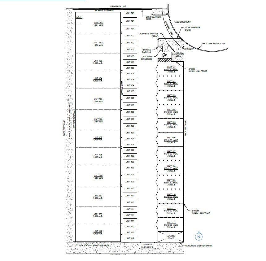 111 Radu Cres, Saskatoon, SK S7P 0E4 - Unit 104 -  - Floor Plan - Image 1 of 1