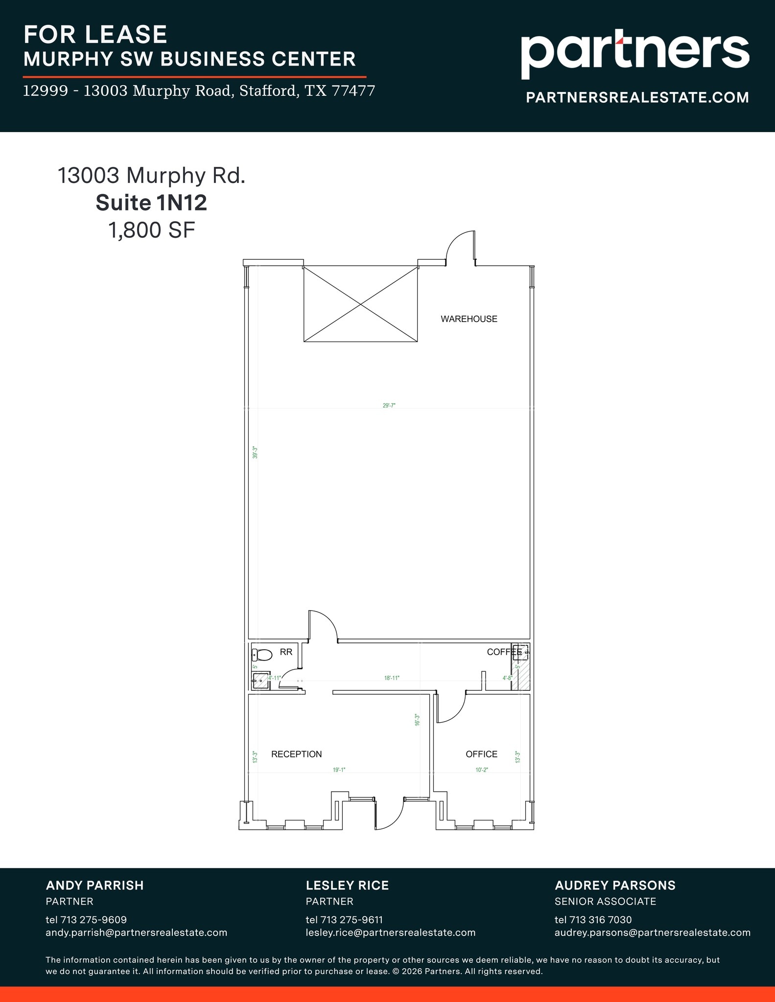 12999-13003 Murphy Rd, Stafford, TX à louer Plan de site- Image 1 de 1