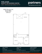 12999-13003 Murphy Rd, Stafford, TX à louer Plan de site- Image 1 de 1
