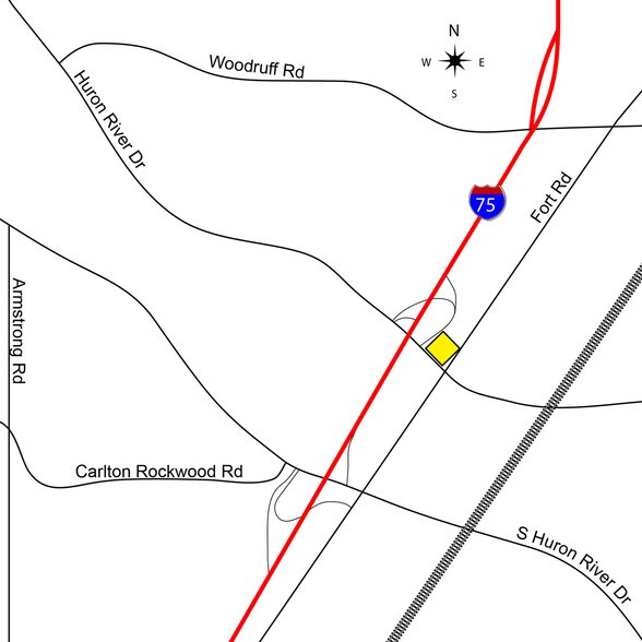 22420-22440 Huron River Dr, Rockwood, MI à louer - Photo du bâtiment - Image 2 de 2