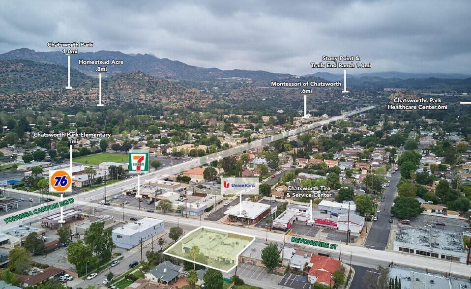 21824 Devonshire St, Chatsworth, CA à louer - Photo du bâtiment - Image 3 de 5