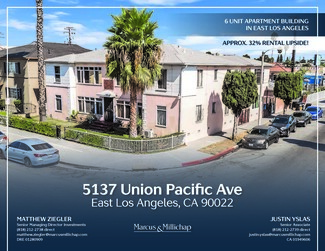 More details for 5137 Union Pacific Ave, East Los Angeles, CA - Multifamily for Sale