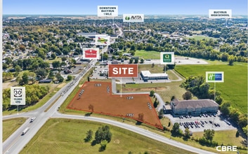 1575 N Sandusky Ave, Bucyrus, OH - AERIAL  map view