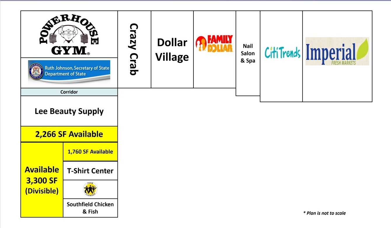 25239 Telegraph Rd, Southfield, MI for lease Floor Plan- Image 1 of 1