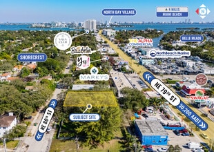 648 NE 80th St, Miami, FL - Aérien  Vue de la carte - Image1