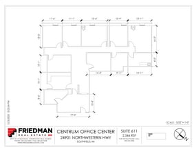 24901 Northwestern Hwy, Southfield, MI for lease Floor Plan- Image 1 of 1