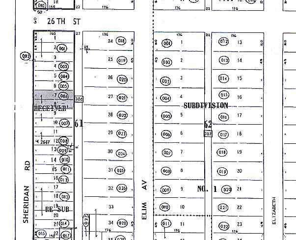 2629 Sheridan Rd, Zion, IL à vendre - Plan cadastral - Image 3 de 5