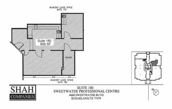 4660 Sweetwater Blvd, Sugar Land, TX à louer Plan d’étage- Image 1 de 1