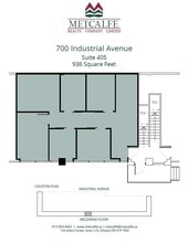 700 Industrial Ave, Ottawa, ON à louer Plan d’étage- Image 1 de 1