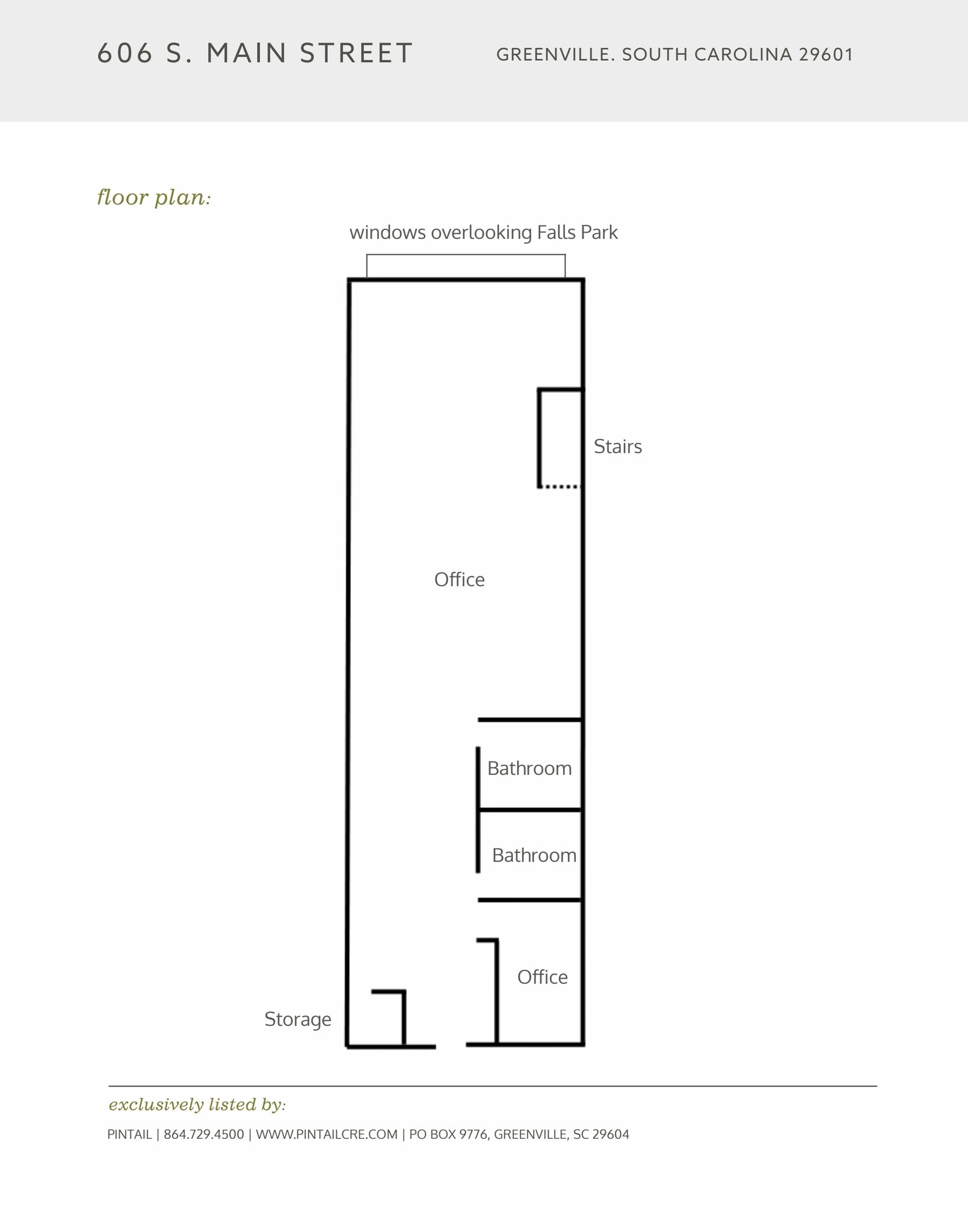 606-608 S Main St, Greenville, SC for lease Floor Plan- Image 1 of 1