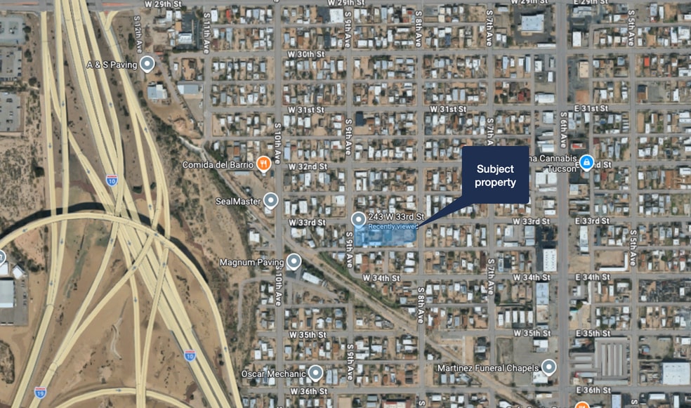 243 W 33rd St, Tucson, AZ à vendre - Photo du bâtiment - Image 2 de 8