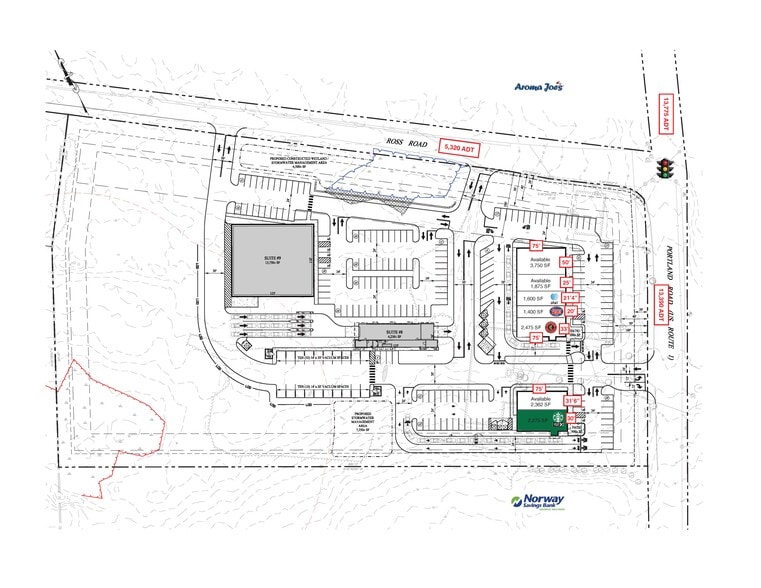 70 Portland Rd, Kennebunk, ME à louer - Plan de site - Image 3 de 4