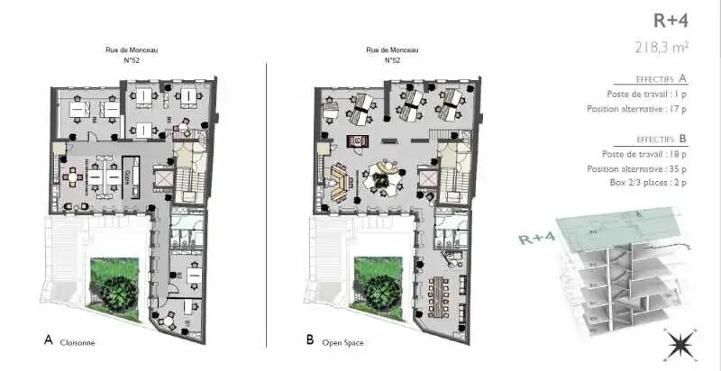52 Rue De Monceau, Paris for lease Floor Plan- Image 1 of 4