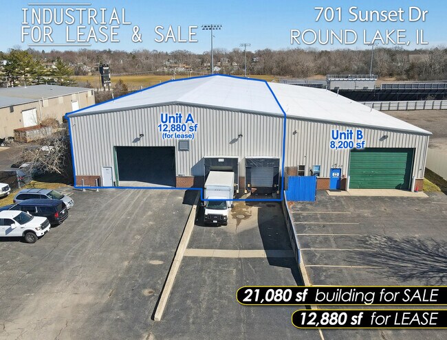 Plus de détails pour 701 Sunset Dr, Round Lake, IL - Industriel à louer