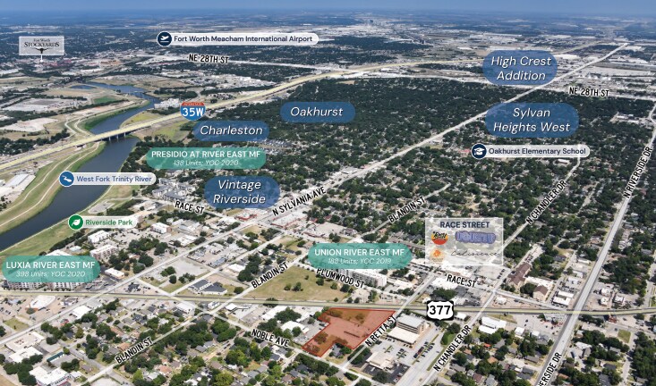 2924 E Belknap St st, Fort Worth, TX for sale - Aerial - Image 1 of 2