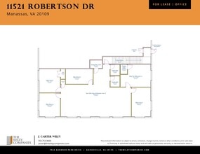 11521 Robertson Dr, Manassas, VA à louer Plan d’étage- Image 1 de 1