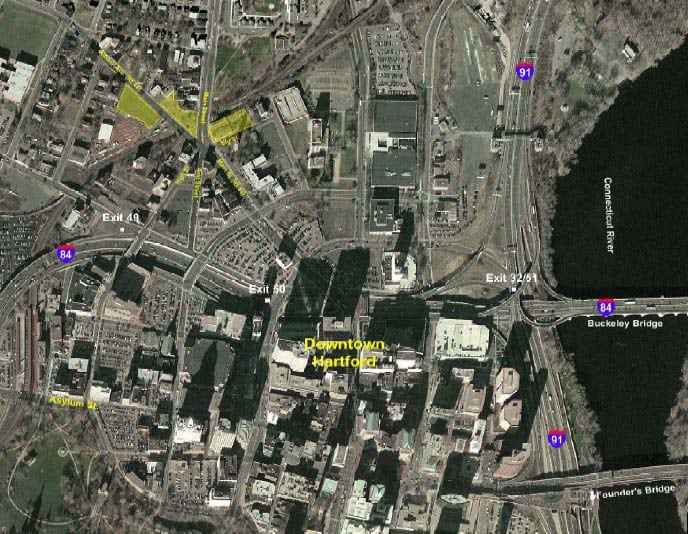 25-73 Albany Ave, Hartford, CT for lease - Aerial - Image 2 of 9