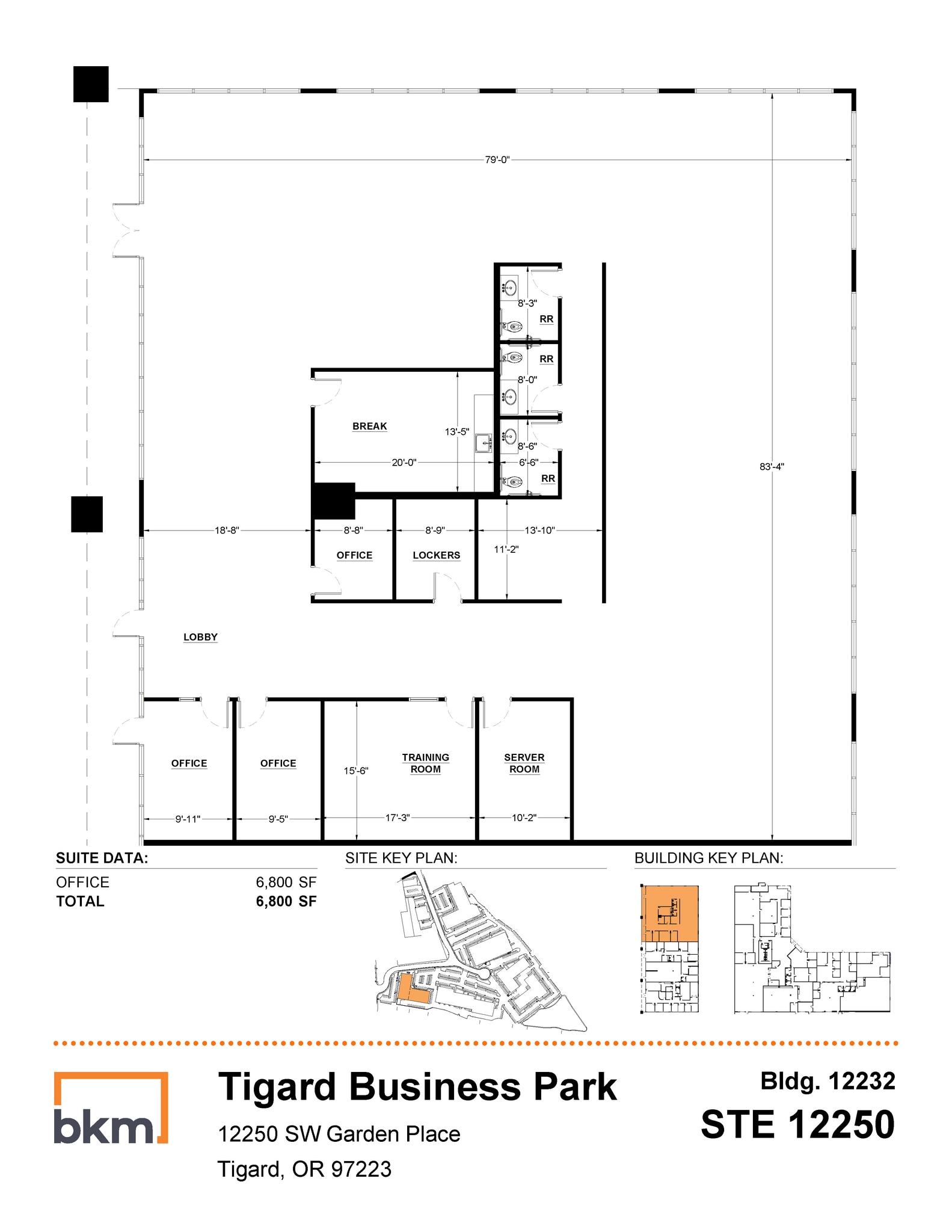 12150-12180 SW Garden Pl, Tigard, OR for lease Floor Plan- Image 1 of 2