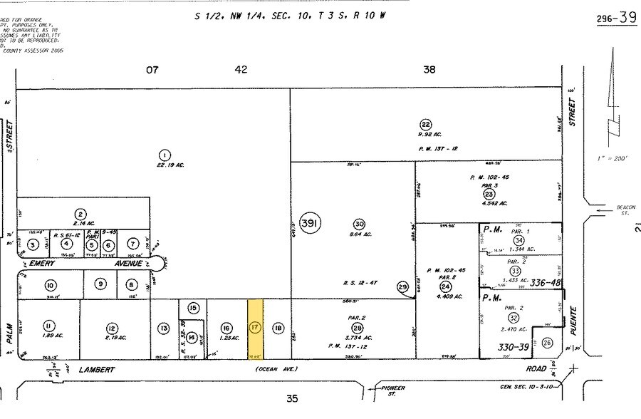 2331 E Lambert Rd, La Habra, CA à louer - Plan cadastral - Image 3 de 3