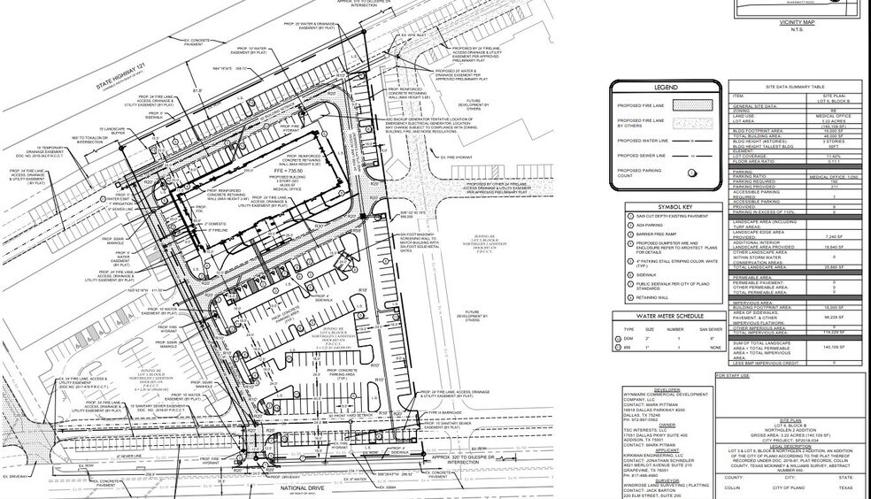 3465 National Dr, Plano, TX à louer - Plan de site - Image 3 de 7