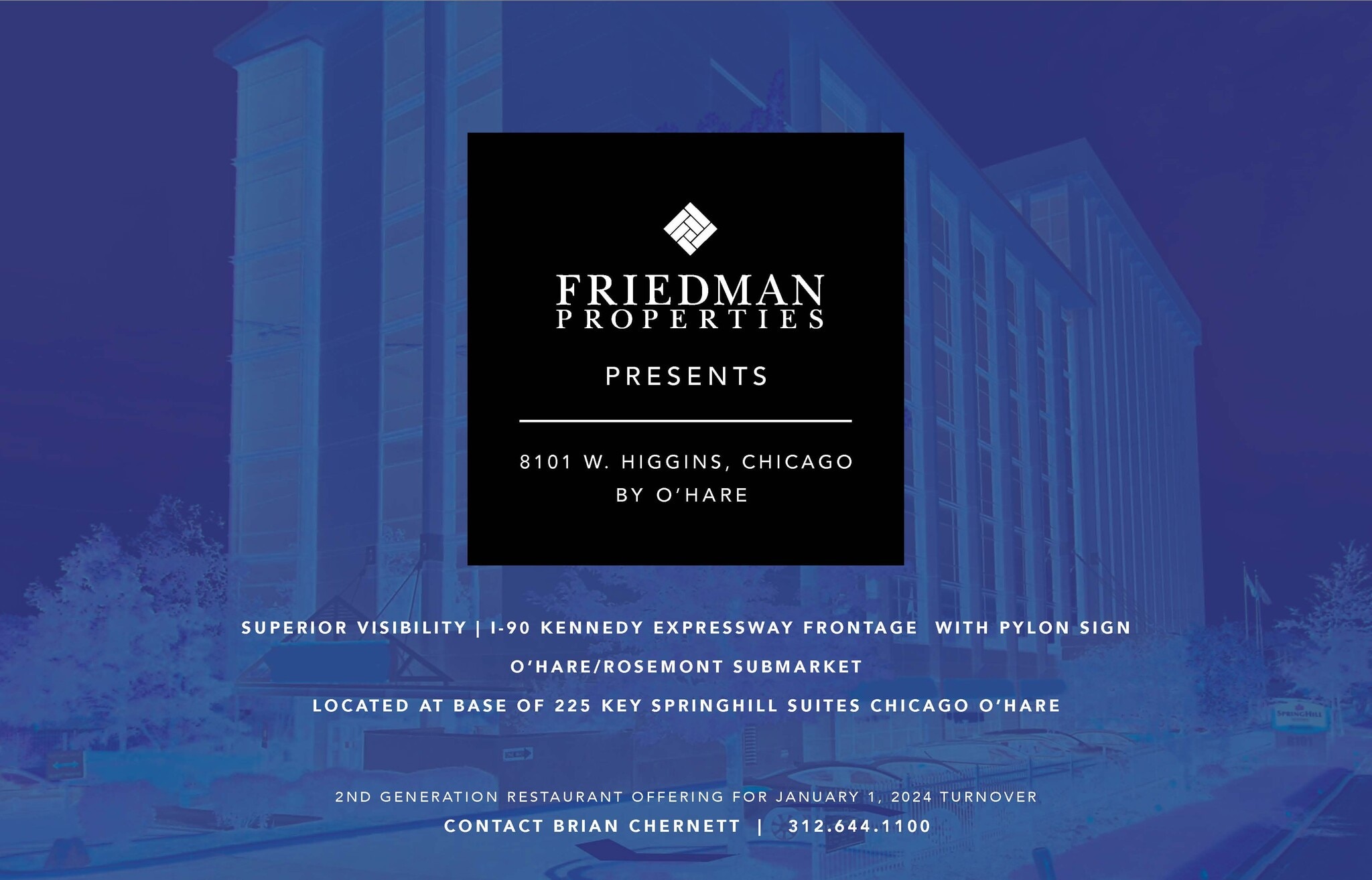 8101 W Higgins Rd, Chicago, IL for lease Building Photo- Image 1 of 9