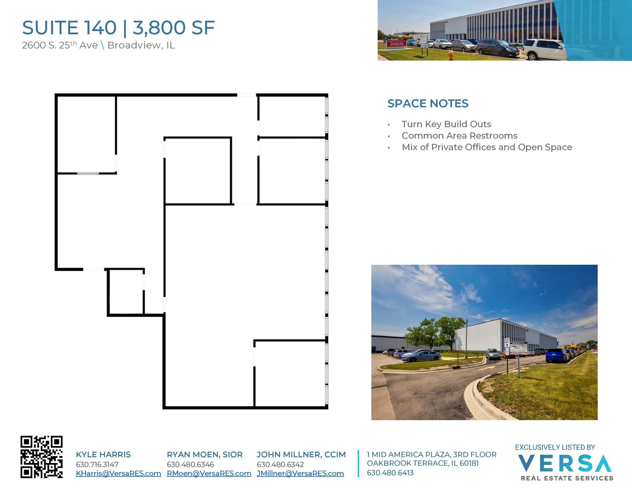 2600 S 25th Ave, Broadview, IL à louer Plan d’étage- Image 1 de 1