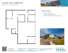 2600 S 25th Ave, Broadview, IL à louer Plan d’étage- Image 1 de 1