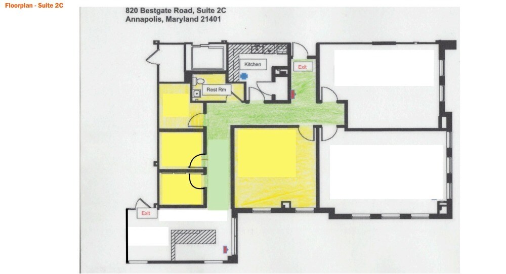 820 Bestgate Rd, Annapolis, MD for lease Floor Plan- Image 1 of 1