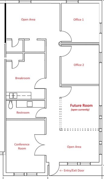 210-220 N Park Blvd, Grapevine, TX à louer - Plan d’étage - Image 3 de 3